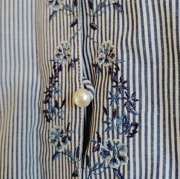 Vintage Cottagecore Coastal Grandma Blouse - Picture 3 of 3